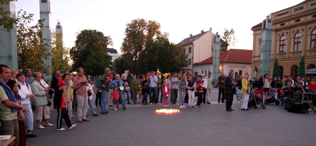 Day of Non-Violence in Martin, Slovakia 2011