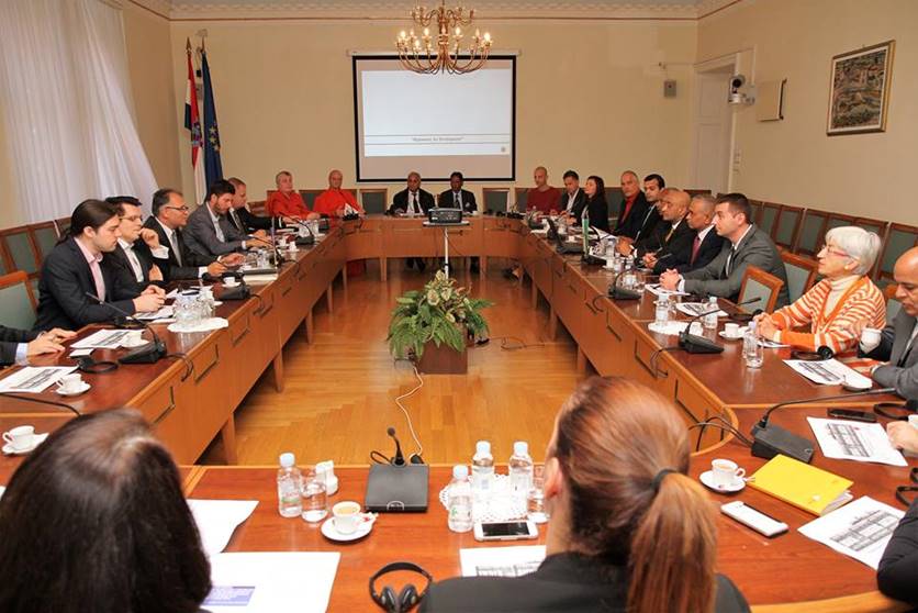 Meeting in Croatian Parliament