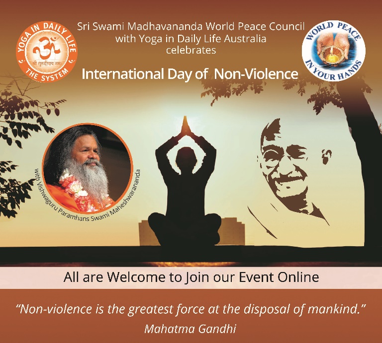 Reports from online events celebrating International Day of Non-Violence