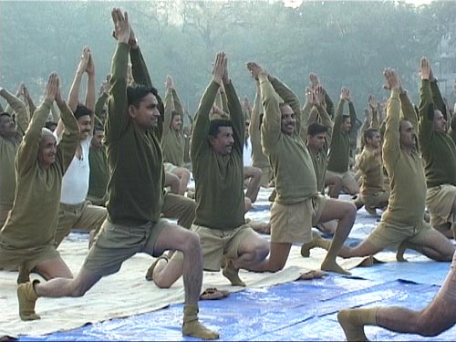 Visiting the Police Academy: Khatu Pranam exercise