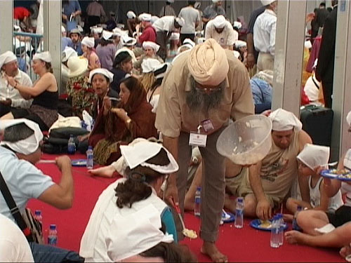 Sikh langar (free food offering) feeds more than 3000 a day