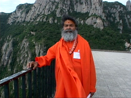 Swamiji in Montserrat