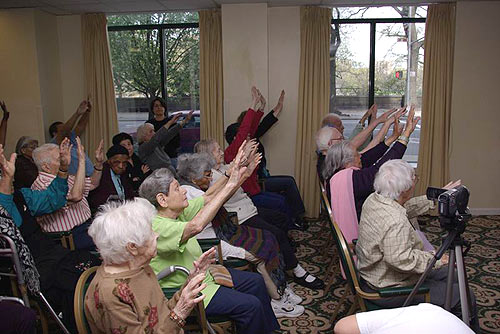 Visiting seniors in New York City